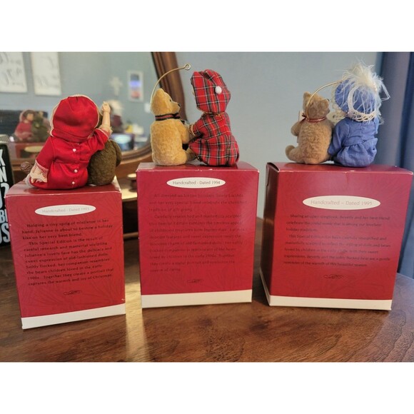 93' 94' 95' Special Edition Hallmark Teddy Ornaments - Picture 5 of 8